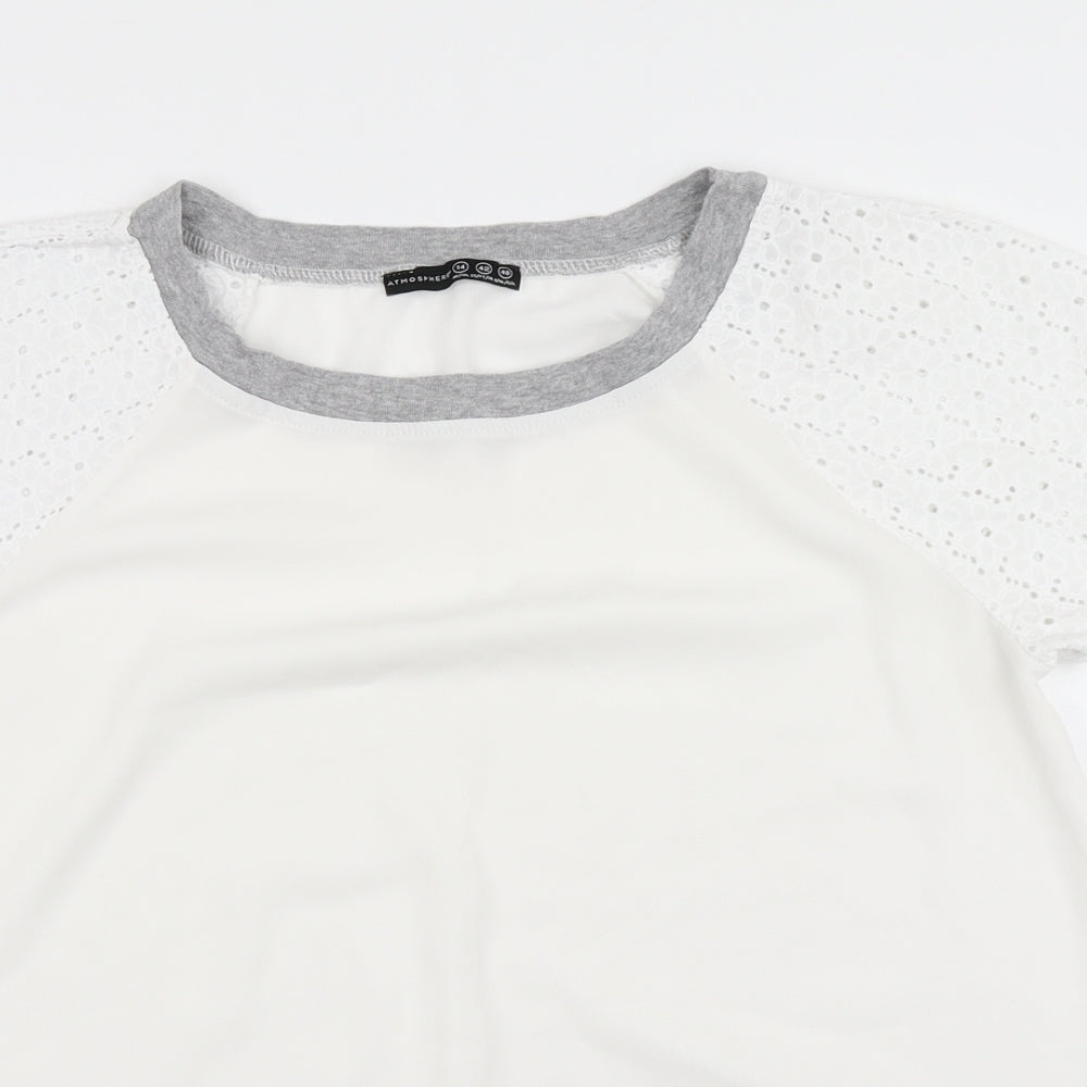 Atmosphere Womens Ivory   Basic Blouse Size 14