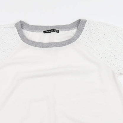 Atmosphere Womens Ivory   Basic Blouse Size 14