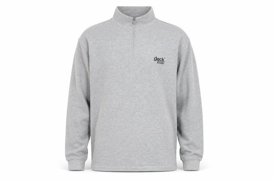 deck Mens Grey   Pullover Sweatshirt Size L