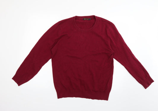 tichlanz Mens Red   Pullover Jumper Size XL