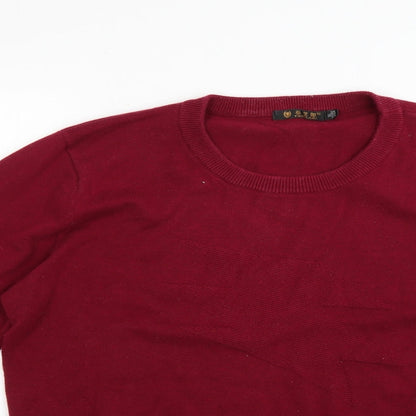 tichlanz Mens Red   Pullover Jumper Size XL
