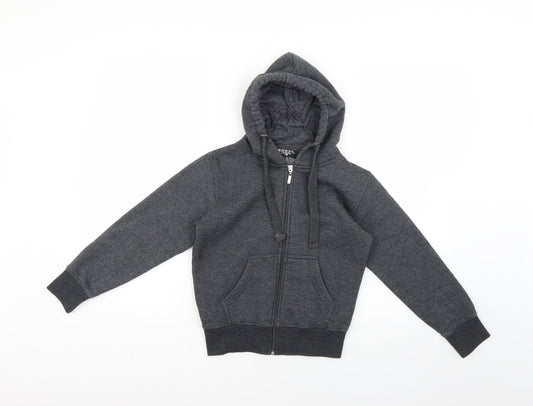 boogy london Boys Grey   Full Zip Hoodie Size 7-8 Years