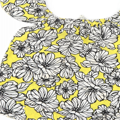 Brave Soul Womens Multicoloured Floral  Basic Blouse Size M