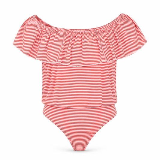 Atmosphere Womens Red Striped  Basic Blouse Size 16
