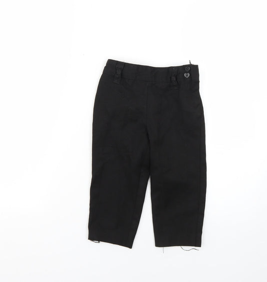 lilly&dan Girls Grey   Cropped Trousers Size 3-4 Years - school wear
