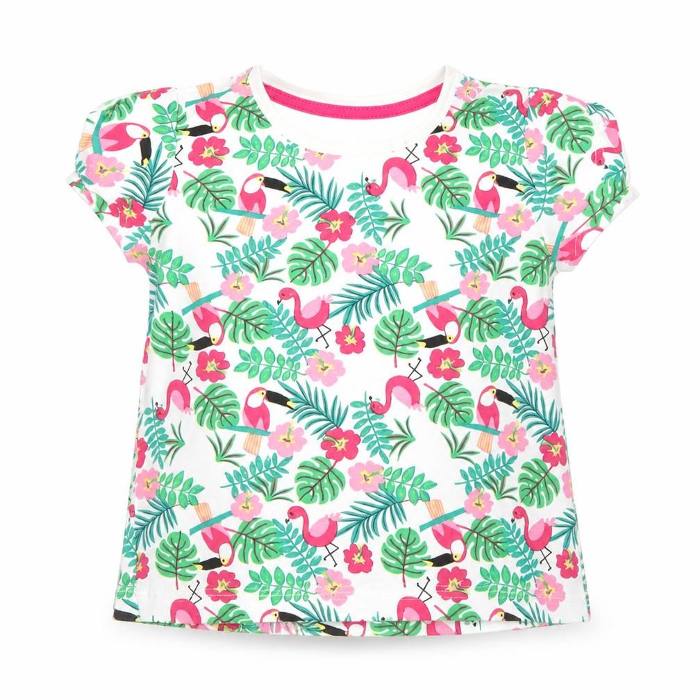 Primark Baby Multicoloured Floral  Basic T-Shirt Size 6-9 Months