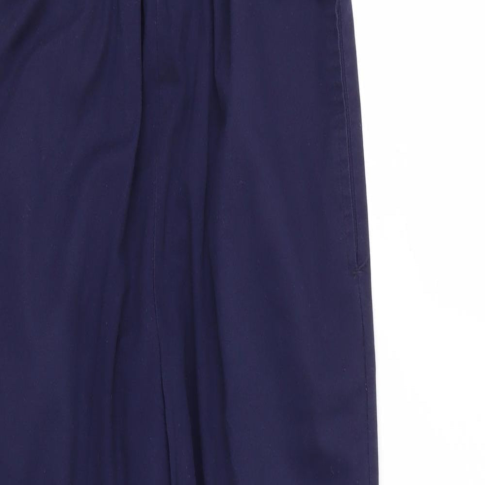 behrens Womens Blue   Cropped Trousers Size S L26 in