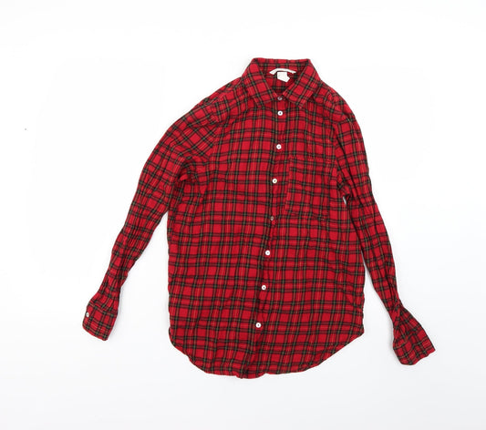 H&M Mens Multicoloured Check   Button-Up Size 34