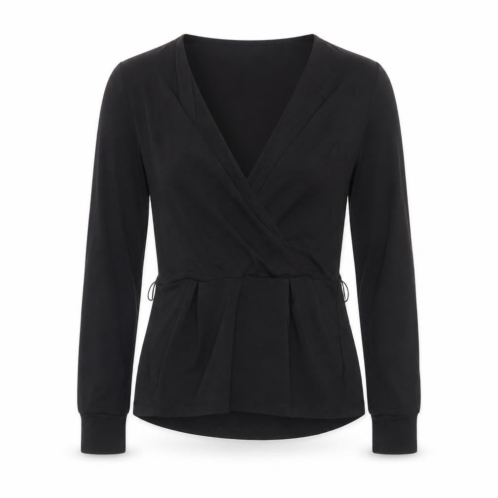 H&M Womens Black   Basic Blouse Size XS