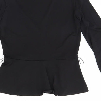 H&M Womens Black   Basic Blouse Size XS