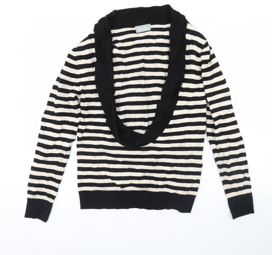 Wallis  Womens Ivory Striped  Pullover Jumper Size 14