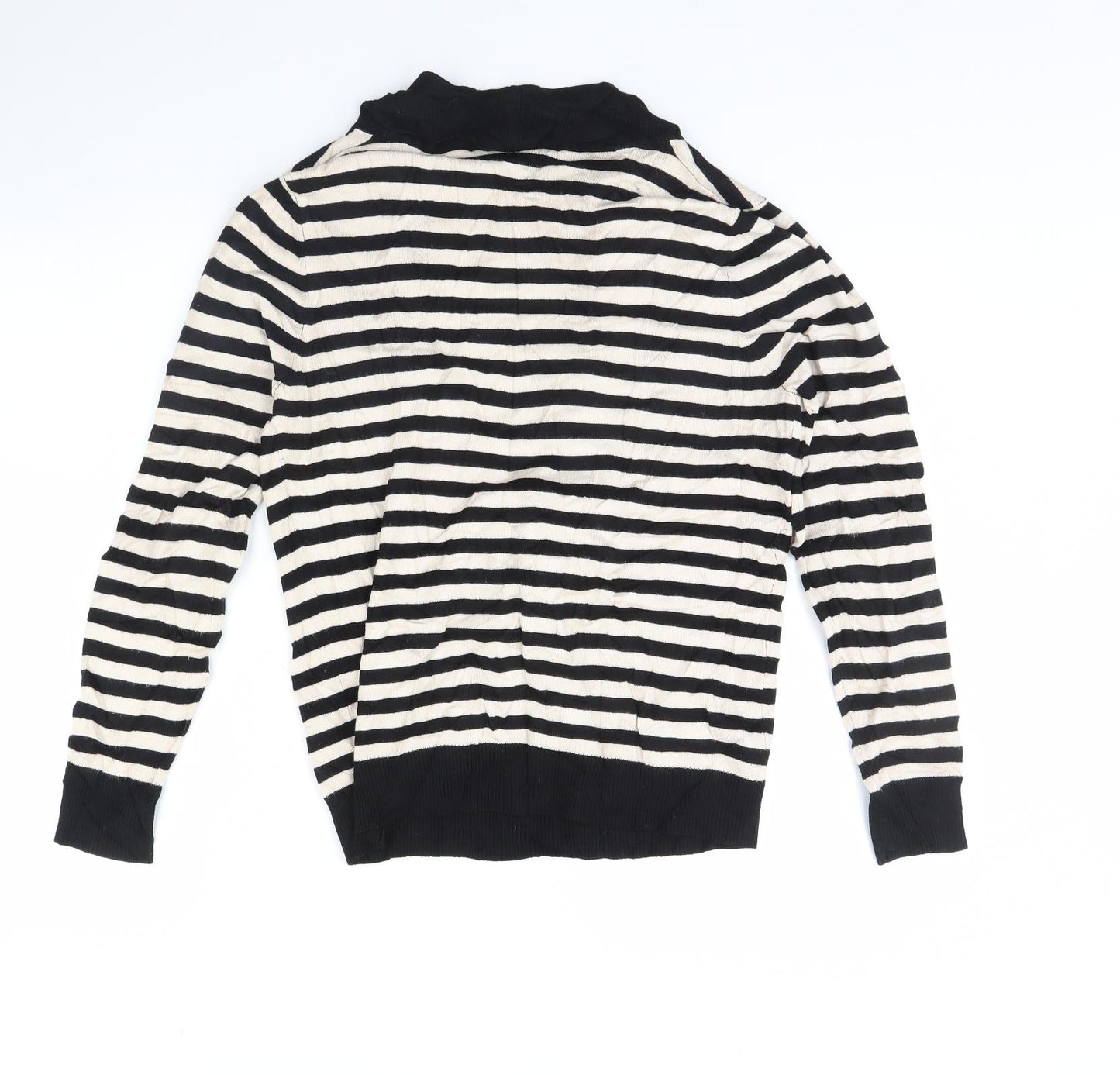 Wallis  Womens Ivory Striped  Pullover Jumper Size 14