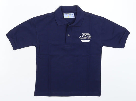 Blue Max Boys Blue   Basic Polo Size 5-6 Years