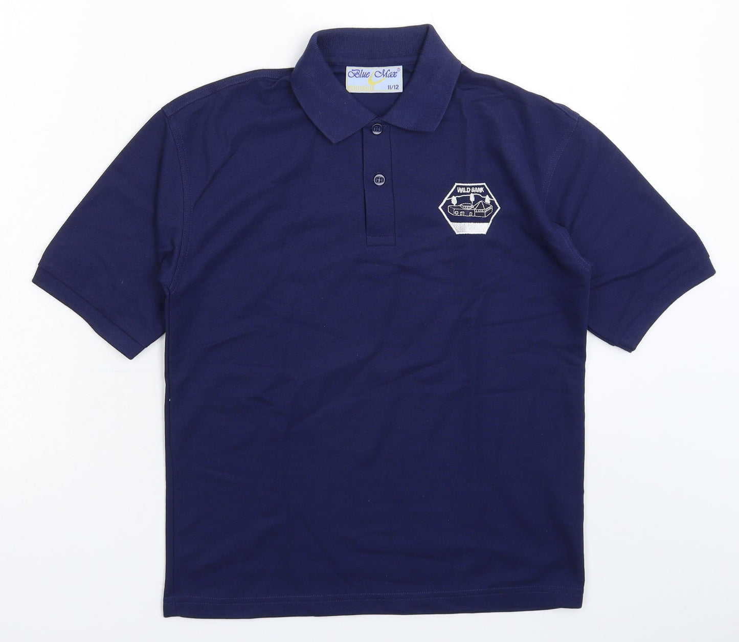 Blue Max Boys Blue   Basic Polo Size 11-12 Years