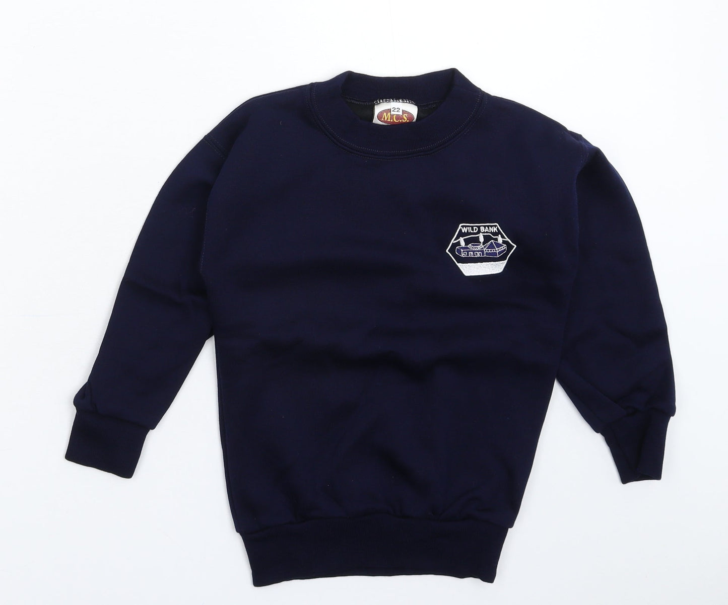 MCS Boys Blue   Pullover Sweatshirt Size S