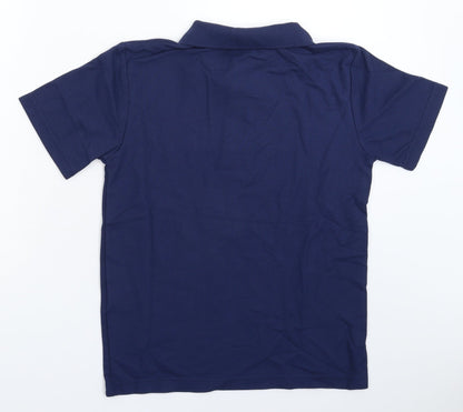 Woodbank Boys Blue   Basic Polo Size 13 Years