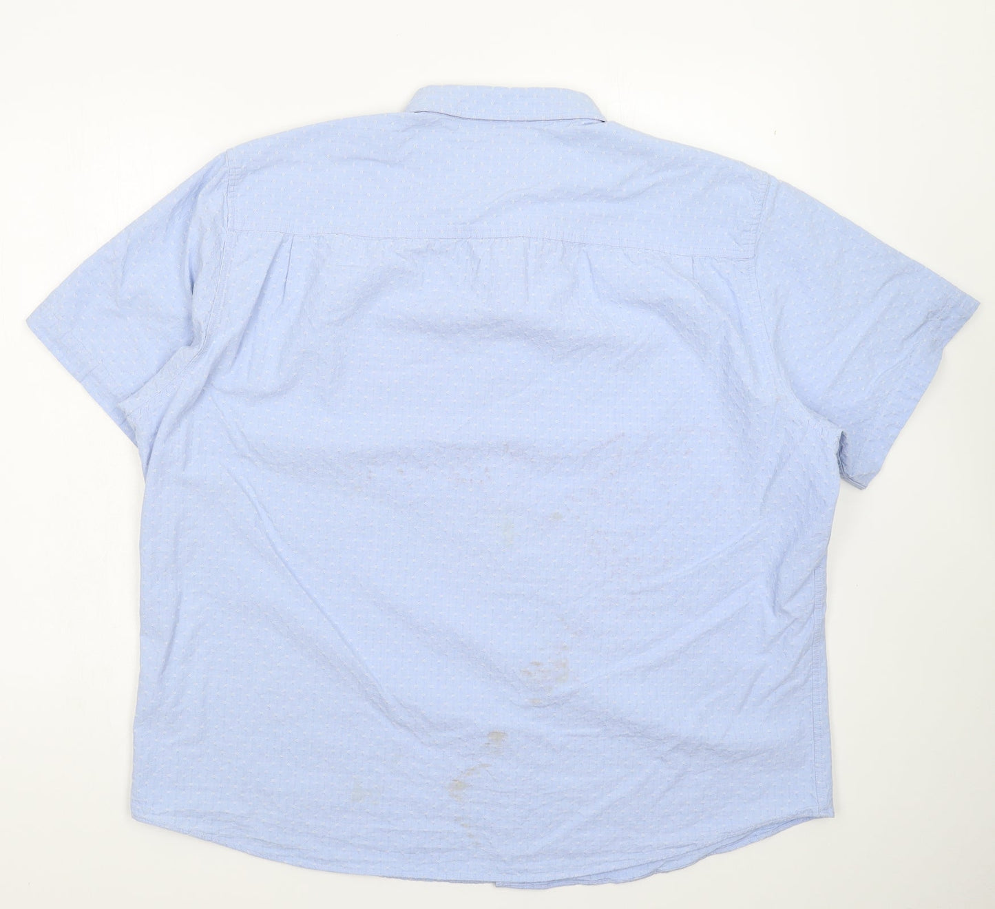 Lincoln Mens Blue    Button-Up Size L