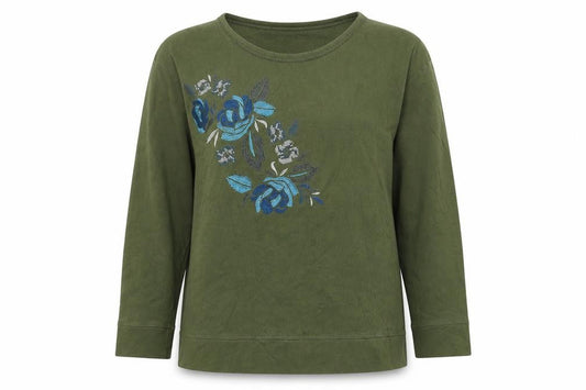 Architect Womens Green   Pullover Sweatshirt Size XL