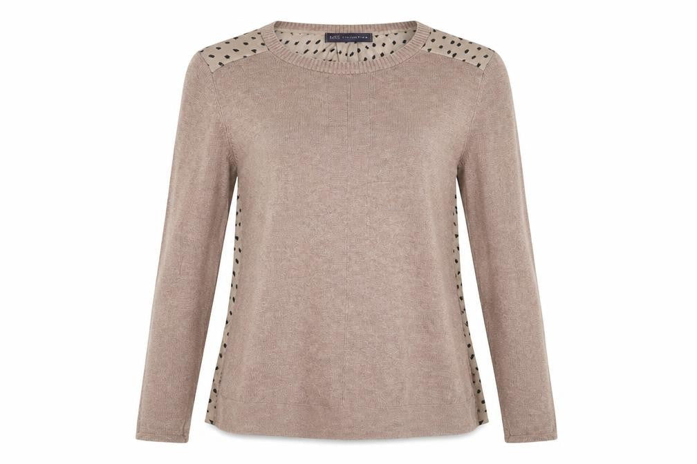 Marks & Spencer Womens Grey  Knit Pullover Jumper Size 12