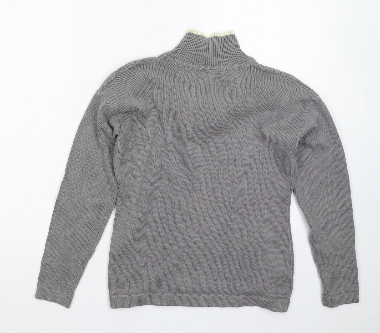 Blue Inc Womens Grey  Knit Pullover Jumper Size 10