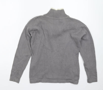 Blue Inc Womens Grey  Knit Pullover Jumper Size 10