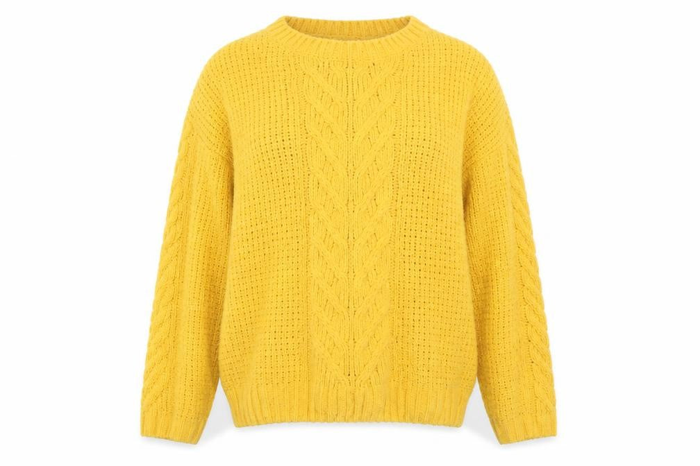 Primark Womens Yellow   Pullover Jumper Size XS