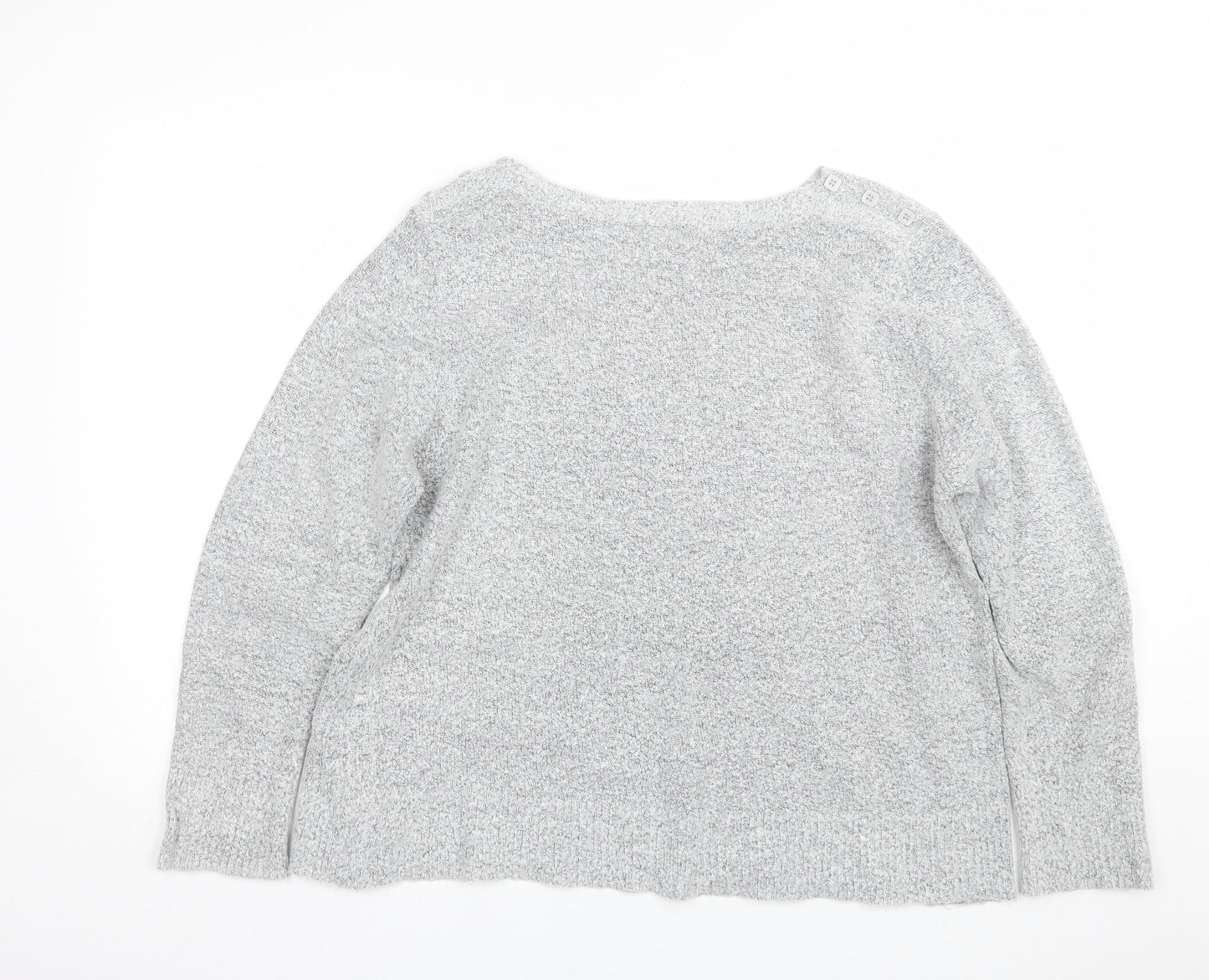 M&Co Womens Grey   Pullover Jumper Size 20
