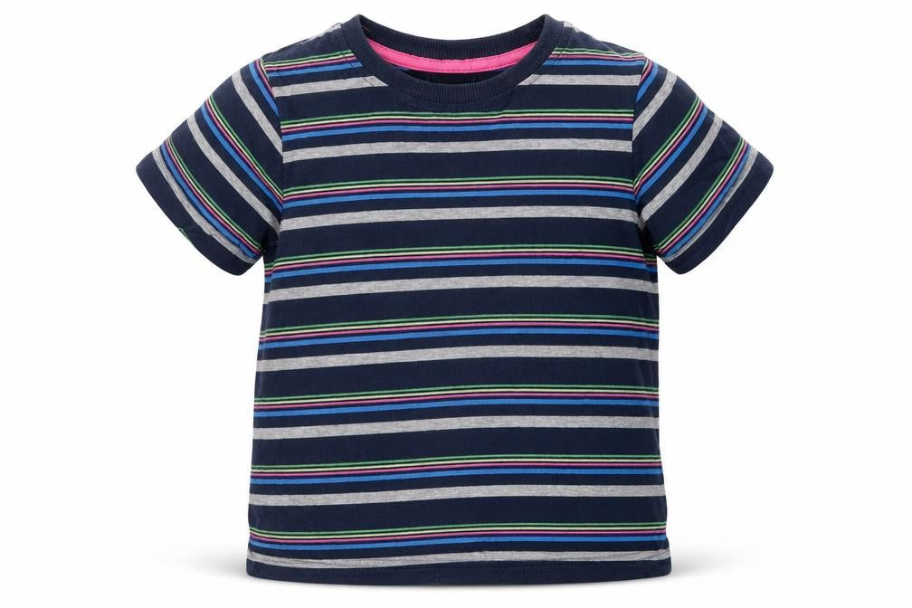 Cherokee Girls Multicoloured Striped  Basic T-Shirt Size 4-5 Years