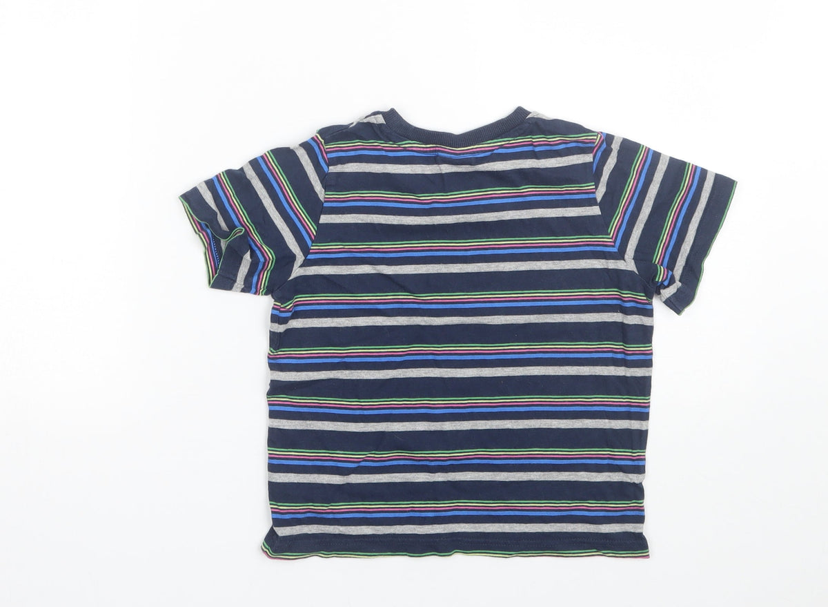 Cherokee Girls Multicoloured Striped  Basic T-Shirt Size 4-5 Years