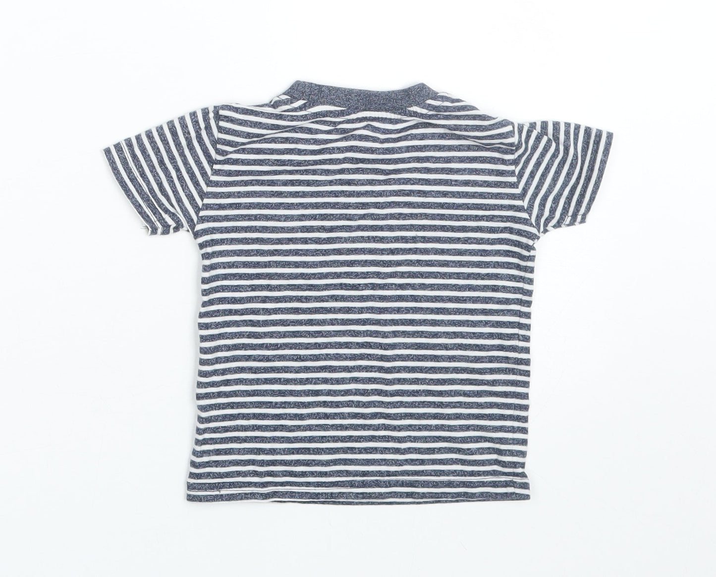 Primark Boys Blue Striped  Basic T-Shirt Size 9-12 Months