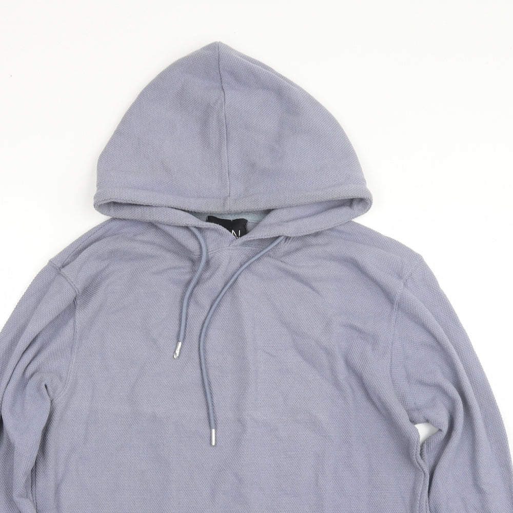 Boohoo Mens Blue   Pullover Hoodie Size S