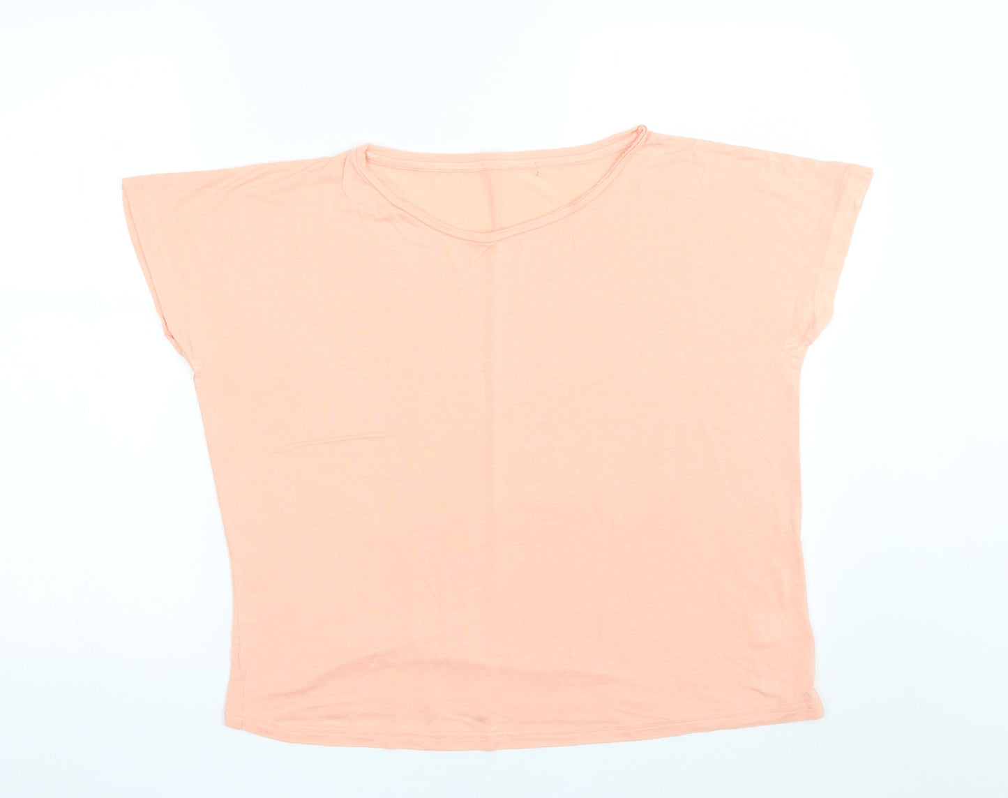 Preworn Womens Pink   Basic T-Shirt Size 10