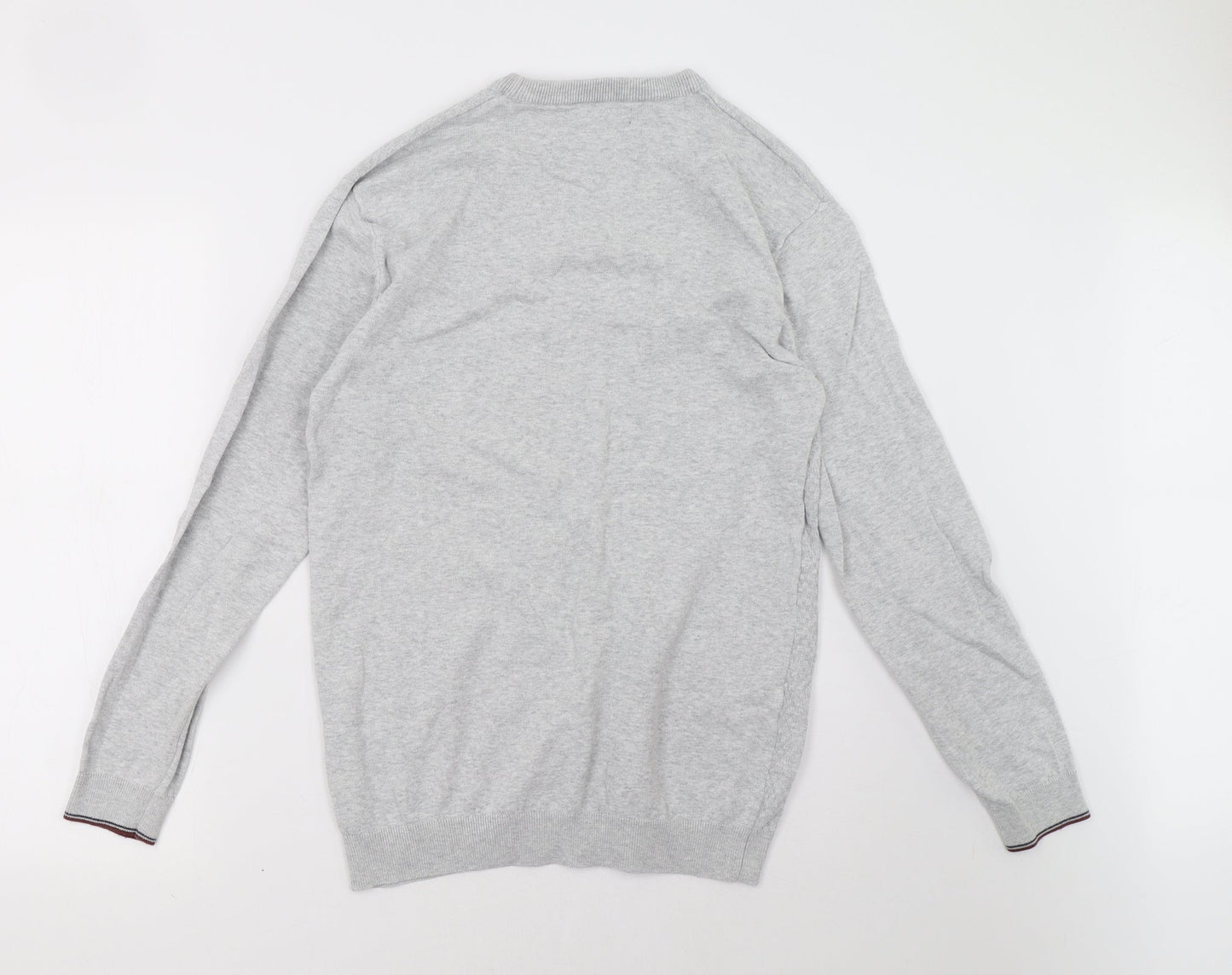 Easy Mens Grey   Pullover Sweatshirt Size S