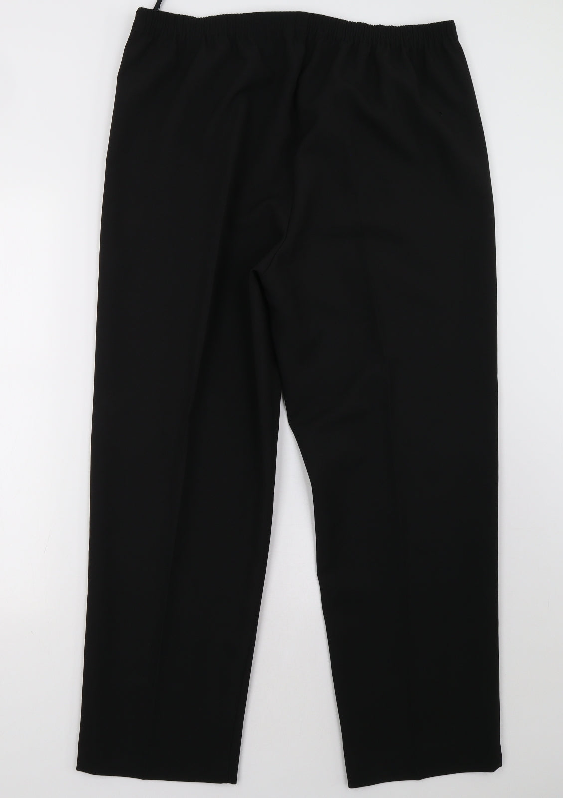 BM Womens Black   Trousers  Size 16 L32 in