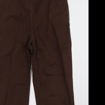 Classics Womens Brown   Trousers  Size 12 L30 in