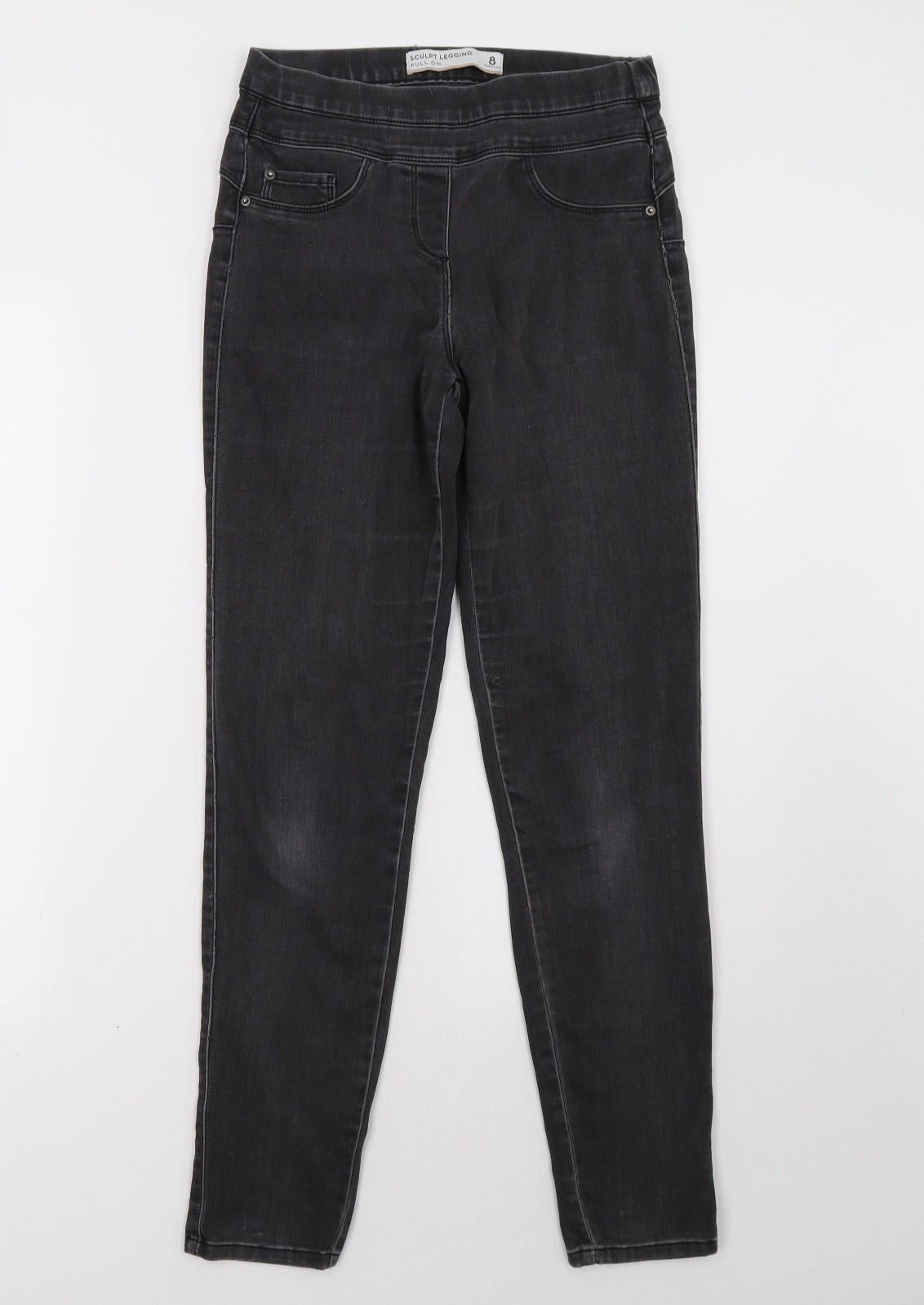 NEXT Womens Grey   Jegging Trousers Size 8 L32 in