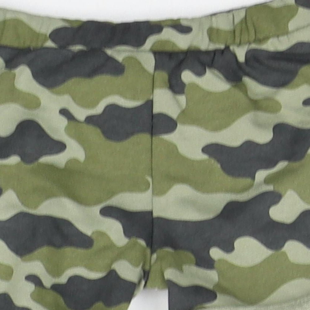 FRED & FLO Baby Green Camouflage  Cropped Trousers Size 6-9 Months