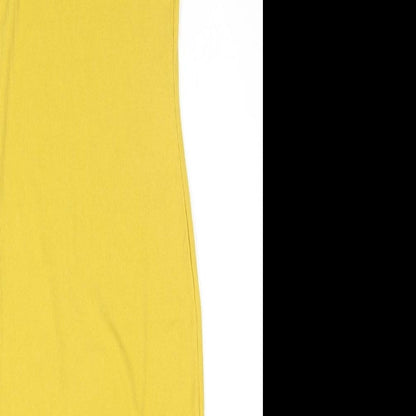 Preloved New Look Womens Yellow   A-Line  Size 6 - Label
