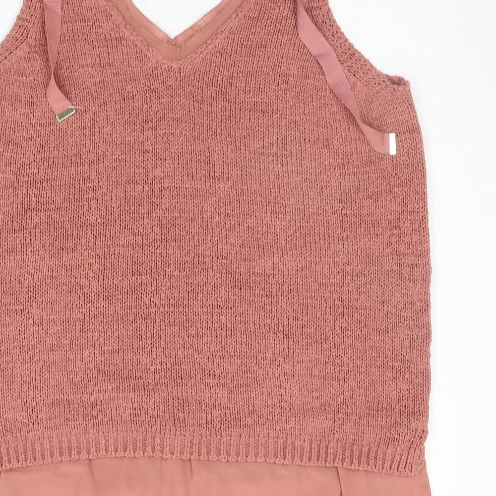 NEXT Womens Pink   Pullover Jumper Size L