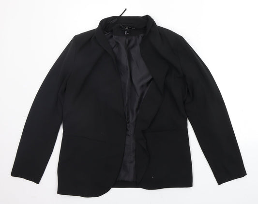 H&M Womens Black   Jacket Blazer Size 10