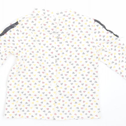 Orchestra Girls Ivory Geometric  Basic T-Shirt Size 12 Months