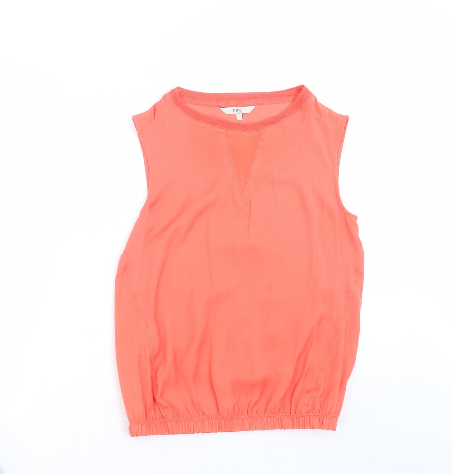 NEXT Womens Orange   Basic Blouse Size 6