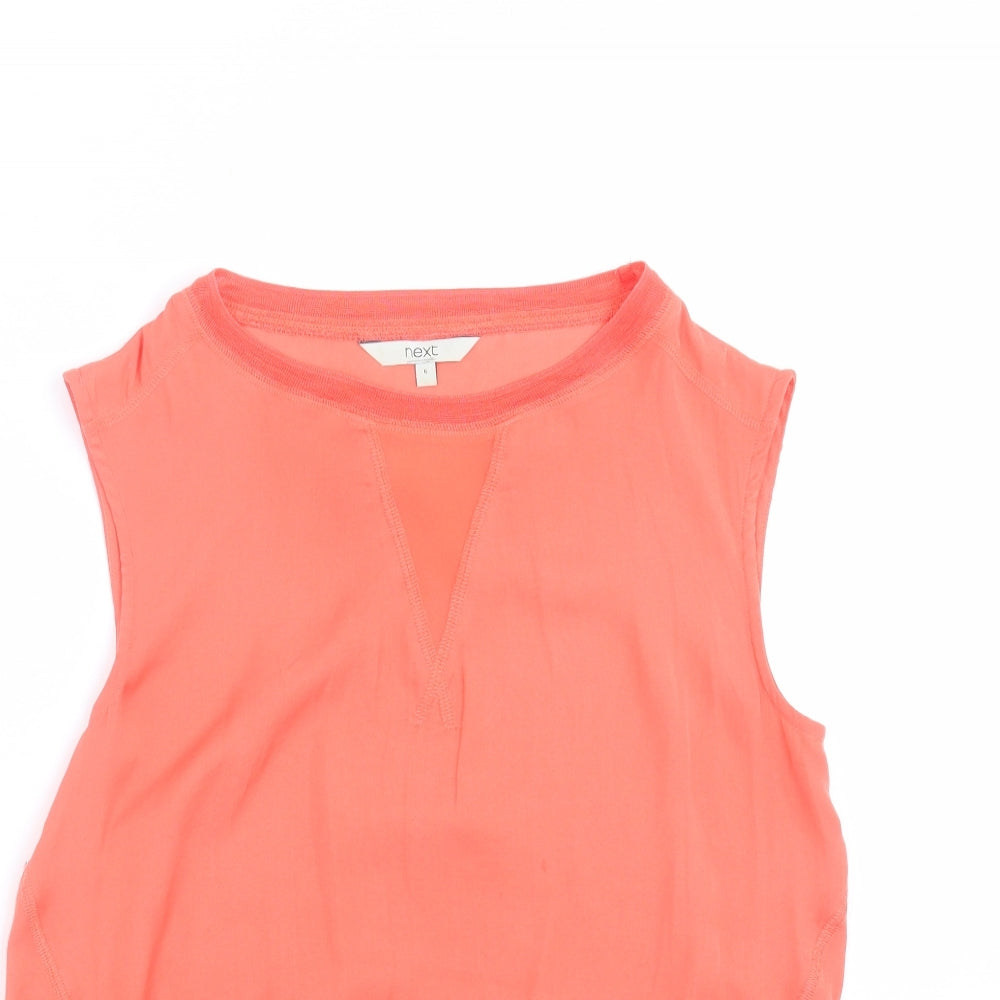 NEXT Womens Orange   Basic Blouse Size 6