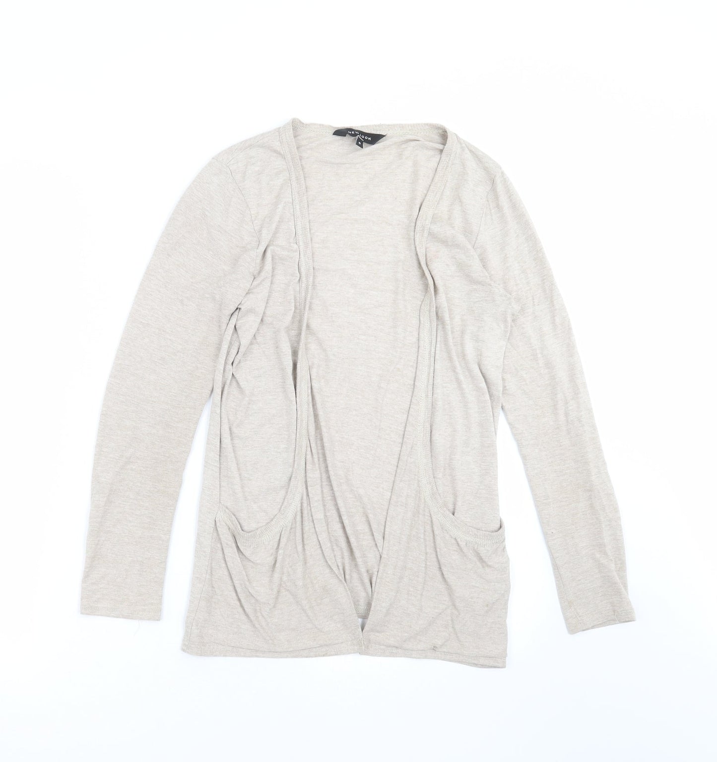 New Look Womens Beige   Cardigan Jumper Size 8