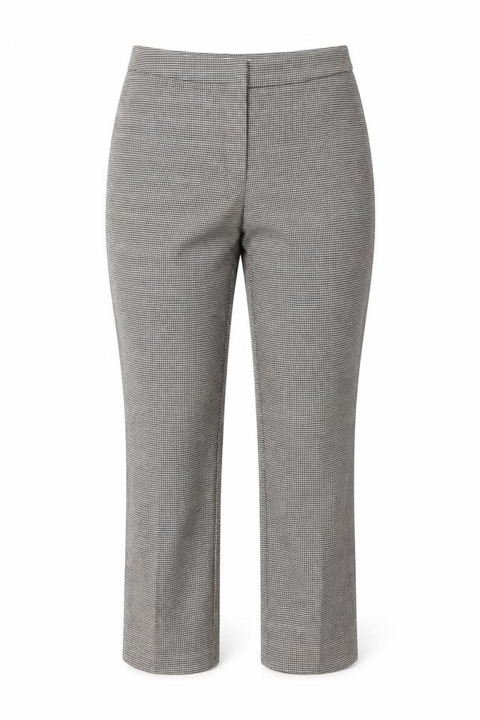 VILA Womens Purple Houndstooth  Trousers  Size 8 L28 in