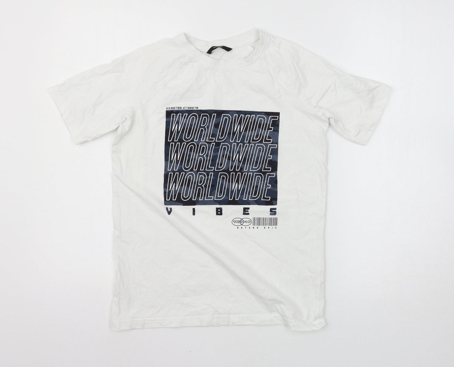 George Boys White   Basic T-Shirt Size 11-12 Years