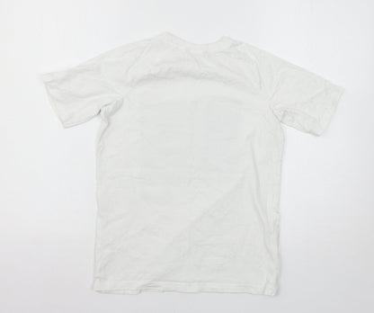 George Boys White   Basic T-Shirt Size 11-12 Years