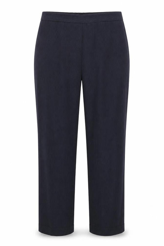 Emma Collection Womens Blue Striped  Trousers  Size 12 L28 in