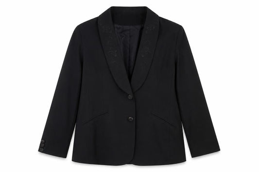 French Kiss Womens Black   Jacket Blazer Size 16