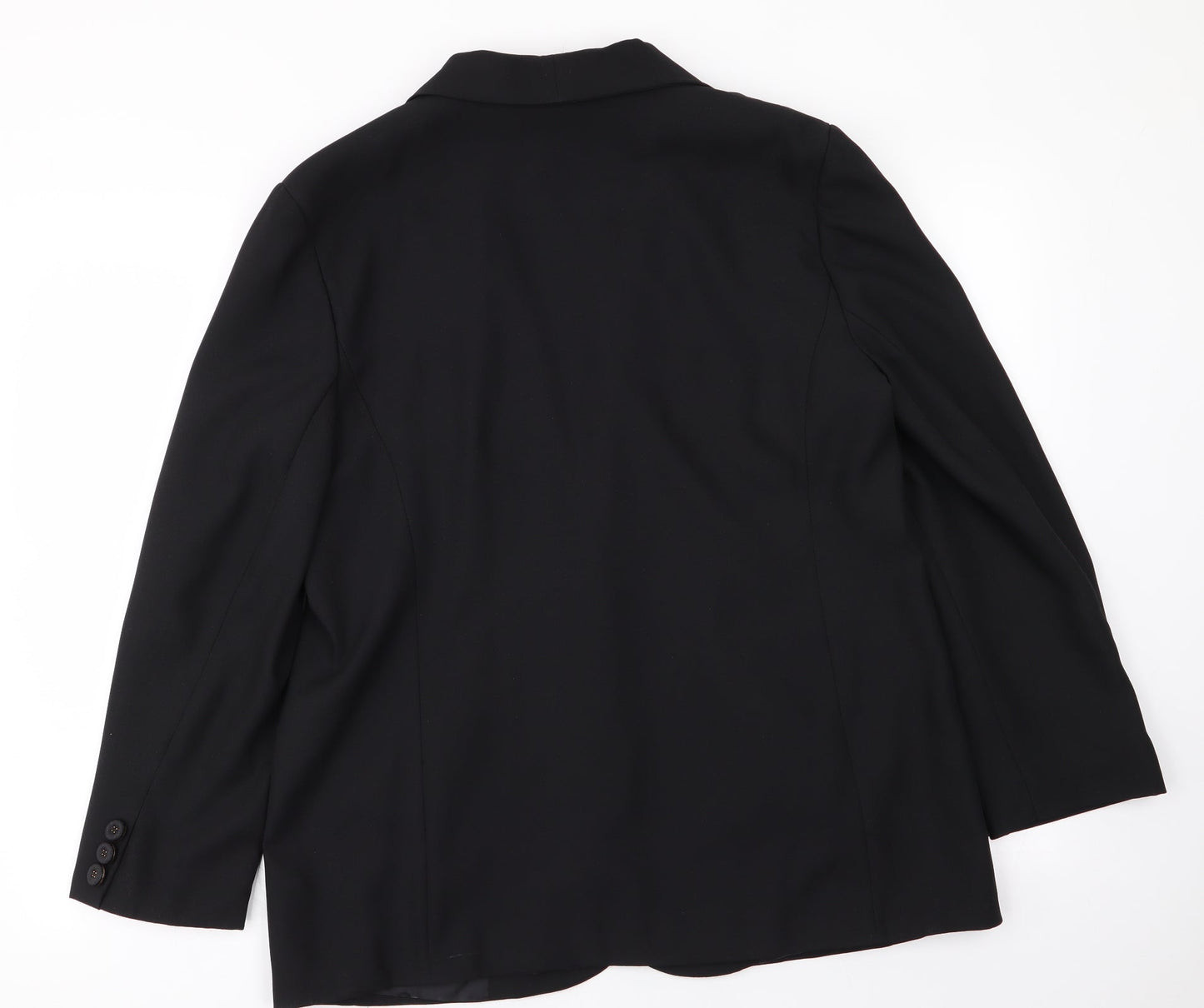 French Kiss Womens Black   Jacket Blazer Size 16